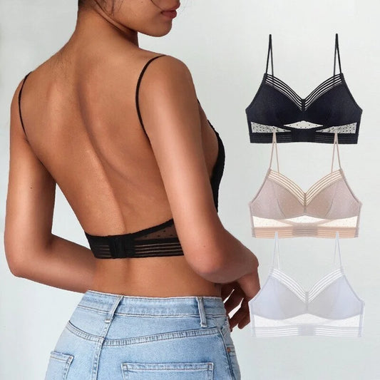 Backless Bra Invisible Bralette Thin Lace Wedding Bras