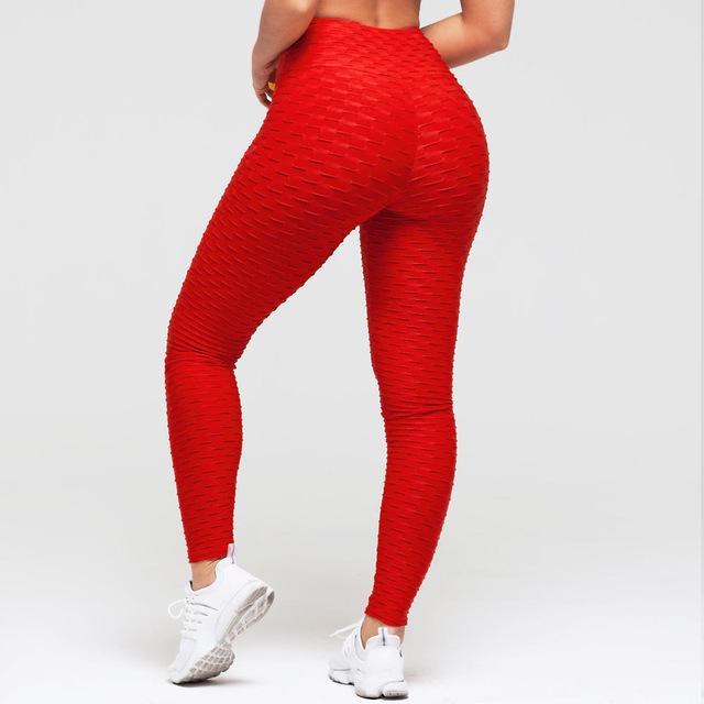 Elastic High-waist Fitness Leggings Breathable Slim Indoor Sports