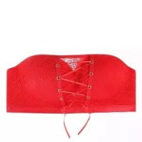 Strapless gathered non-slip push-up bra