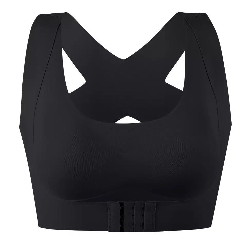 Underwear front button traceless bra