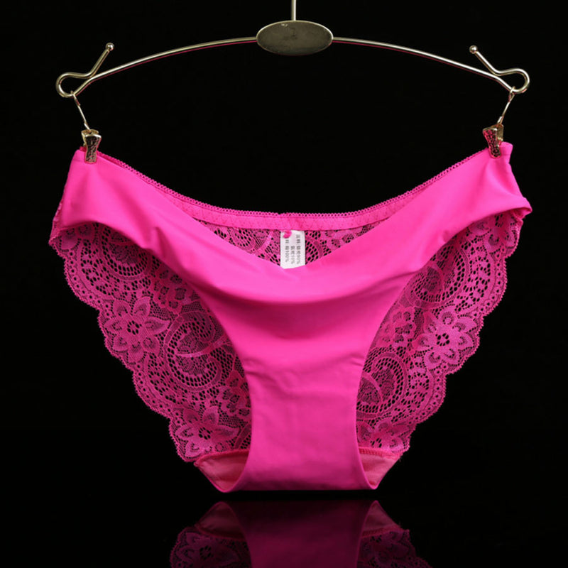 Lace ladies low waist briefs