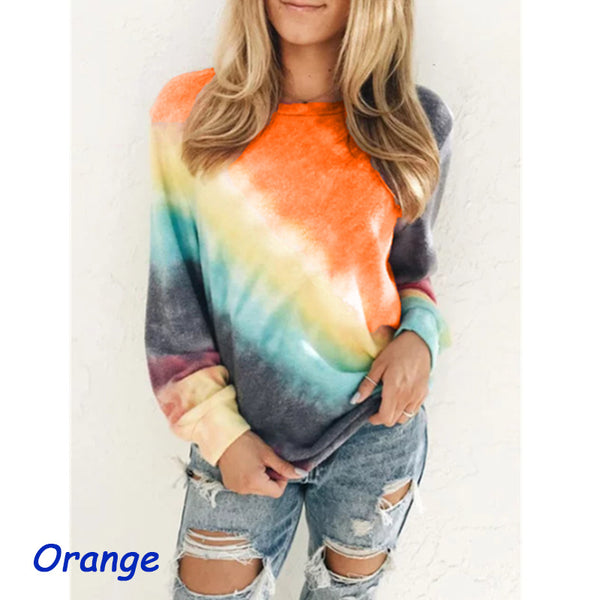 Tie Dye Rainbow Long Sleeve T-shirt