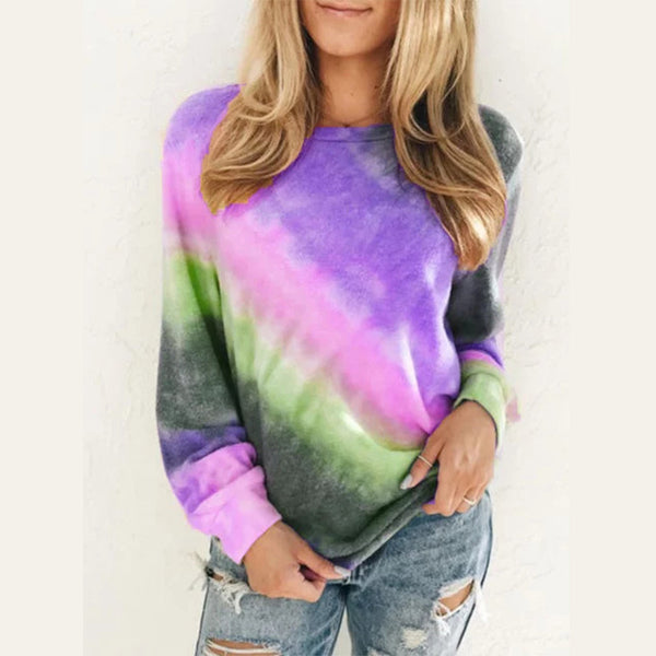 Tie Dye Rainbow Long Sleeve T-shirt